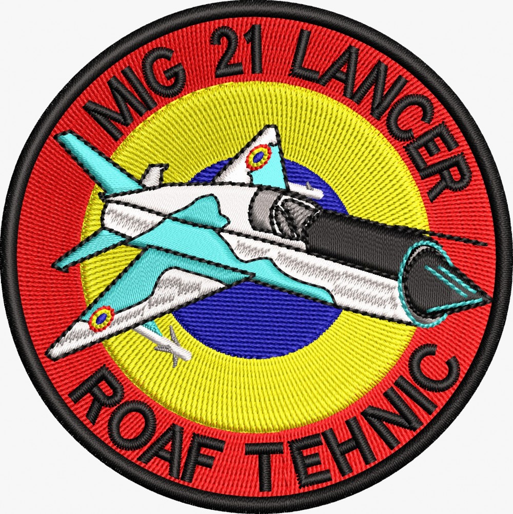 EMBLEMA MIG 21 LANCER / roaf tehnic